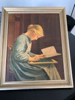 Circle of Albert Anker Fleissig / Appliquée, 1886