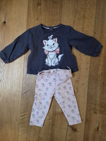 Set, Disney Gr. 74/ 80 Marie Katze, Pullover Leggins, warm