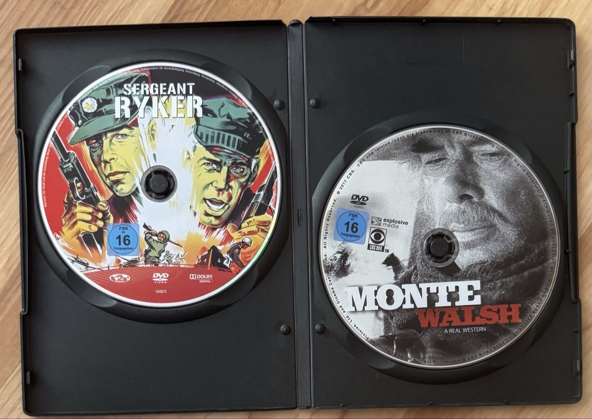 Tutti i DVDs: SERGEANT RYKER UND MONTE WALSH – Nuovo (secondo la descrizione) da Dietikon venduto da AndreaSch01 2
