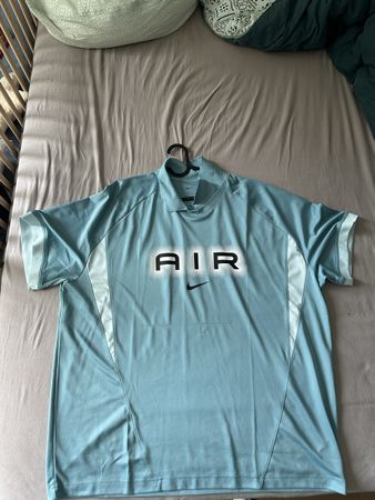 Nike Air Poloshirt Hellblau, Herren, Grösse XXL, Neu!