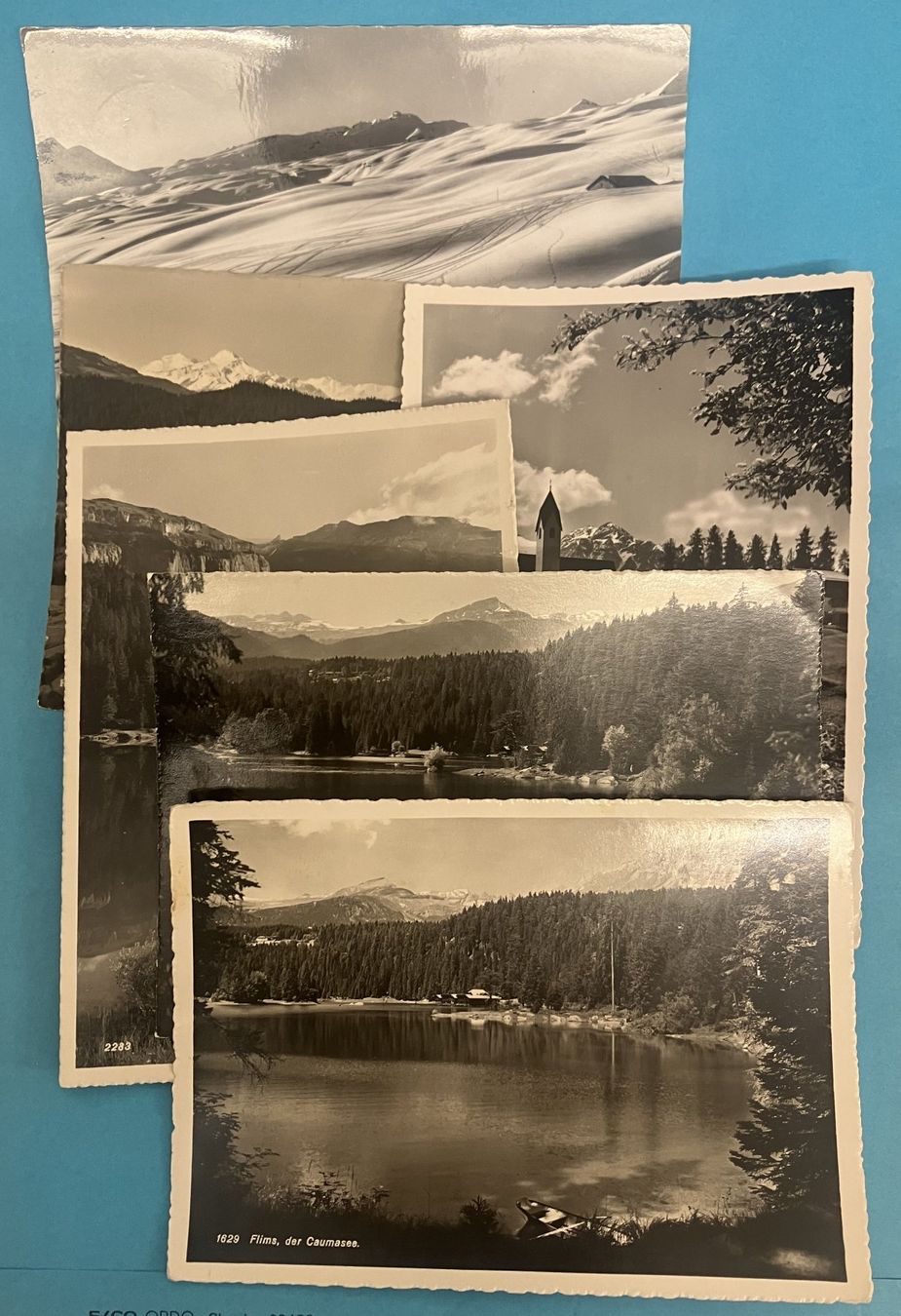 Cartoline postali: 11 ANSICHTSKARTEN FLIMS – Usato da Oberwil BL venduto da SALOB 1