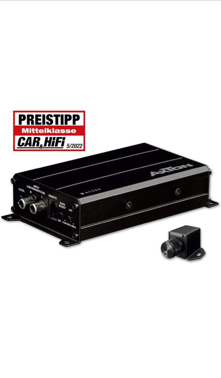 AXTON A642DSP – 5-kanaals versterker met DSP, eindversterker met mobiele telefoon-app-bediening, Bluetooth audio streaming, Hi-Res audio optioneel, 4 x 32 W 1 x 176 W RMS