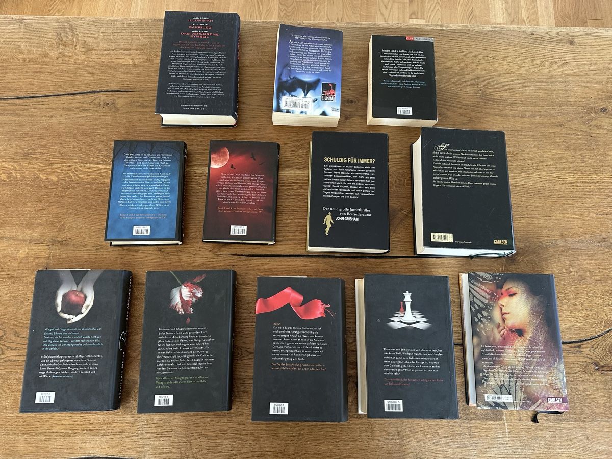 Bücher: Bücher - 12 Stück diverse Romane – Gebraucht aus Weisslingen von inspirieren 1