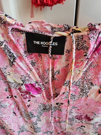 The Kooples Paris Pink Bluse, kurzarm Grösse 3, 40-44