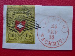 Rayon II: 16II, T.2 B1-RO fehlerfrei Zürich 24.FEB.52, 675.-