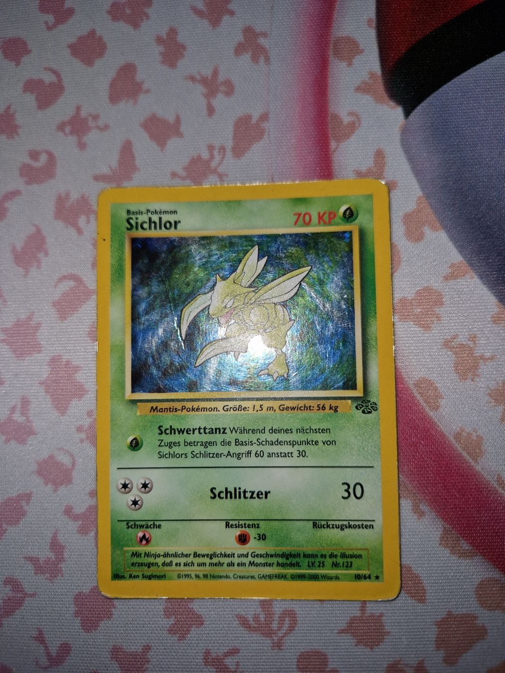 Pokémon Sammelbilder & Trading cards: Sichlor DE jungle holo – Gebraucht aus Wangen b. Olten von shlem 3