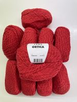 Garn LANG YARNS ORTICA Rot 82% Baumwolle 18% Ramie
