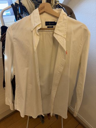 Ralph Lauren Custom Fit Oxford Weiss Gr. L – wie neu