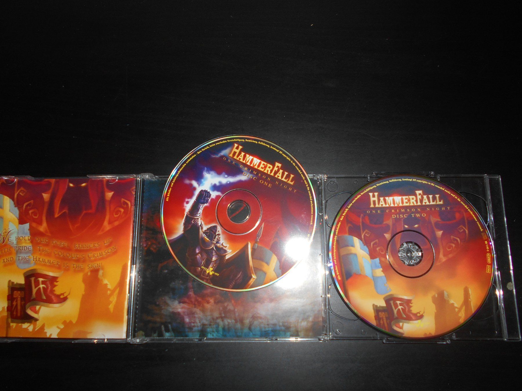 CD: HammerFall – One Crimson Night / 2003 – Usato da Aarberg venduto da witchhunter01 2