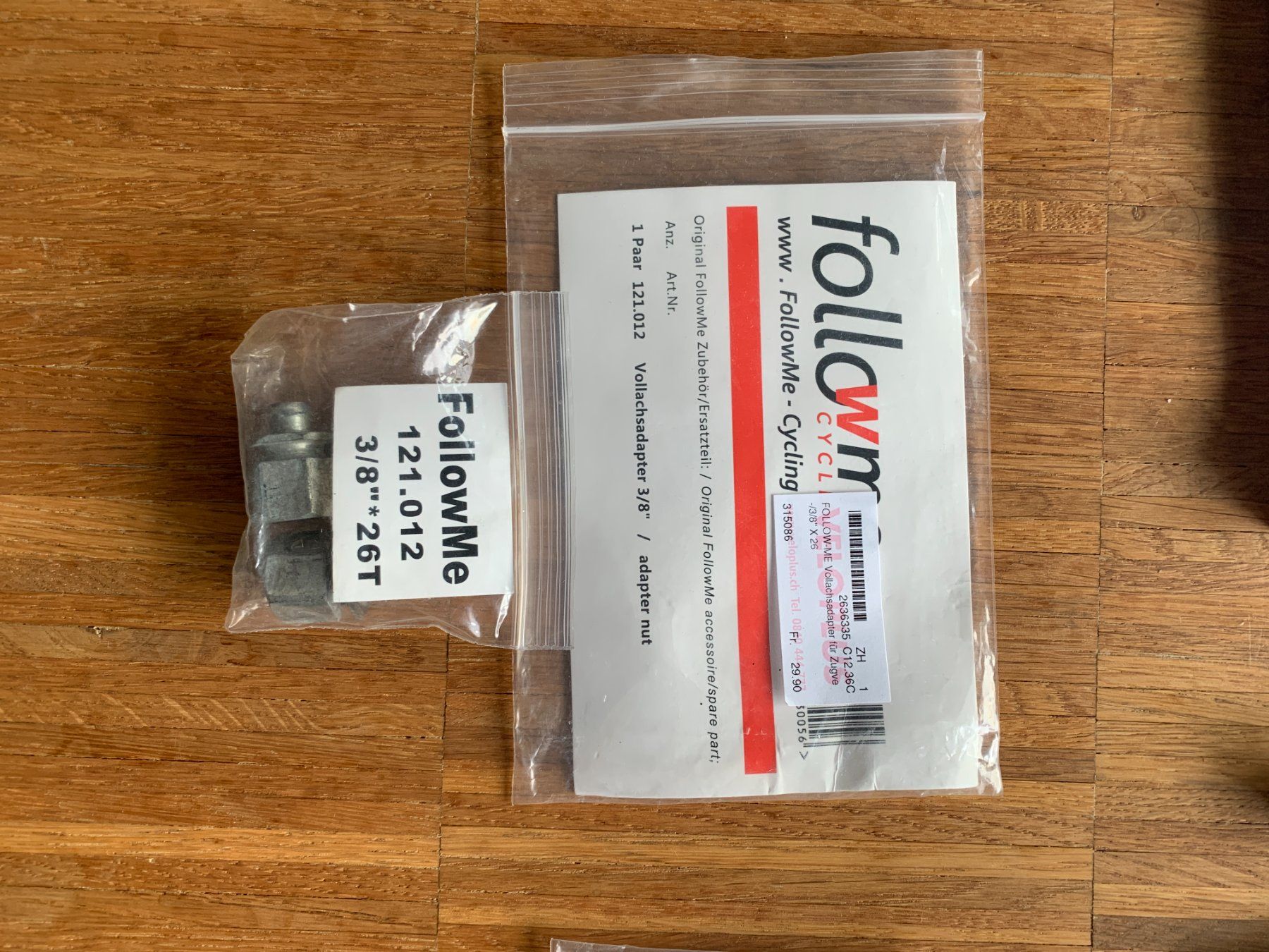 Ersatzteile: FollowMe Tandemkupplung + 2 Adapter – Gebraucht aus Chur von jnsdebraekeleer 3
