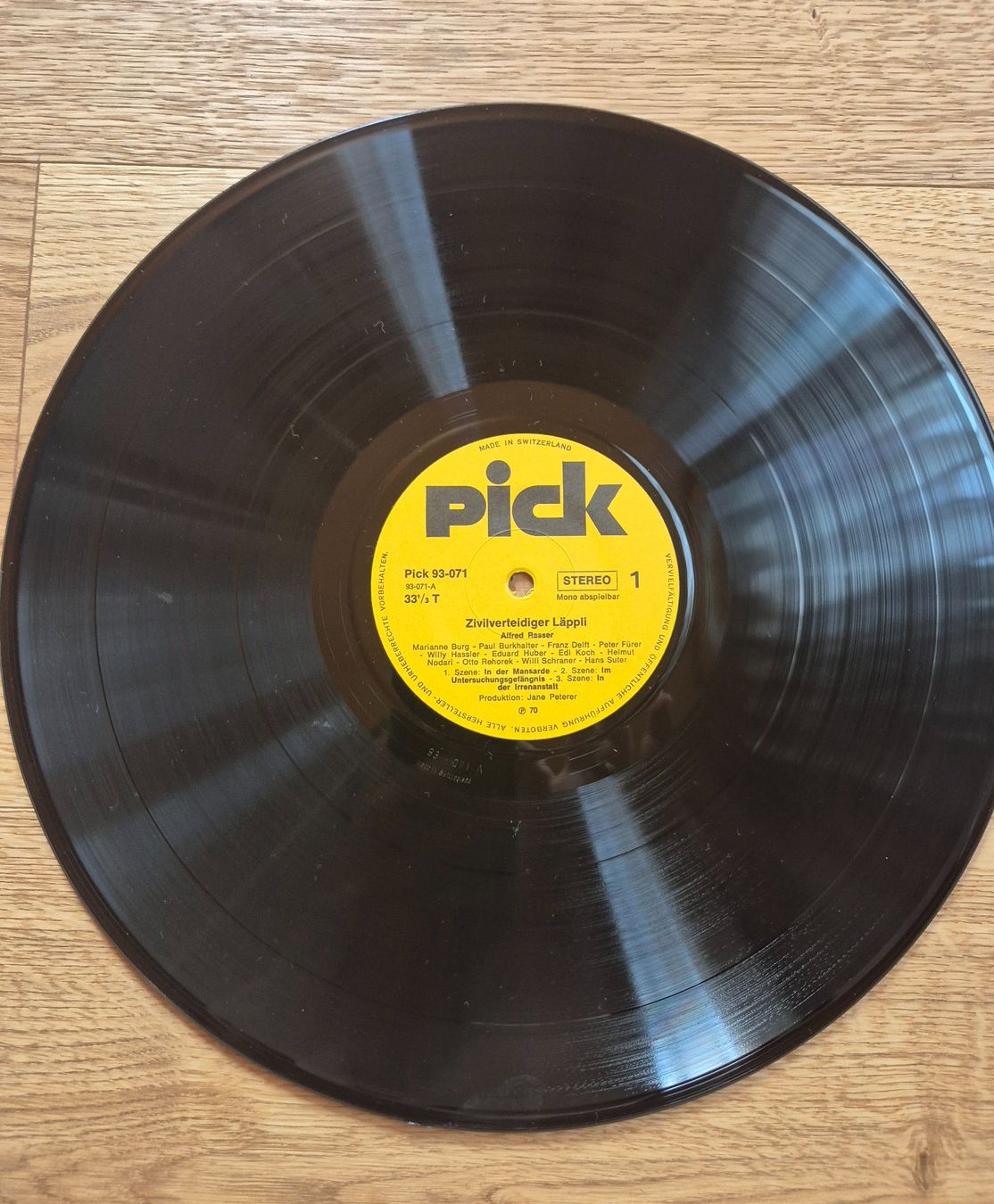Dischi in vinile: Schallplatte "Zivilverteidiger Läppli" – Usato da Gams venduto da tischi97 2