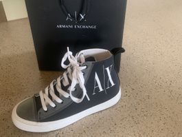 Armani Exchange High Top Sneaker schwarz gebraucht
