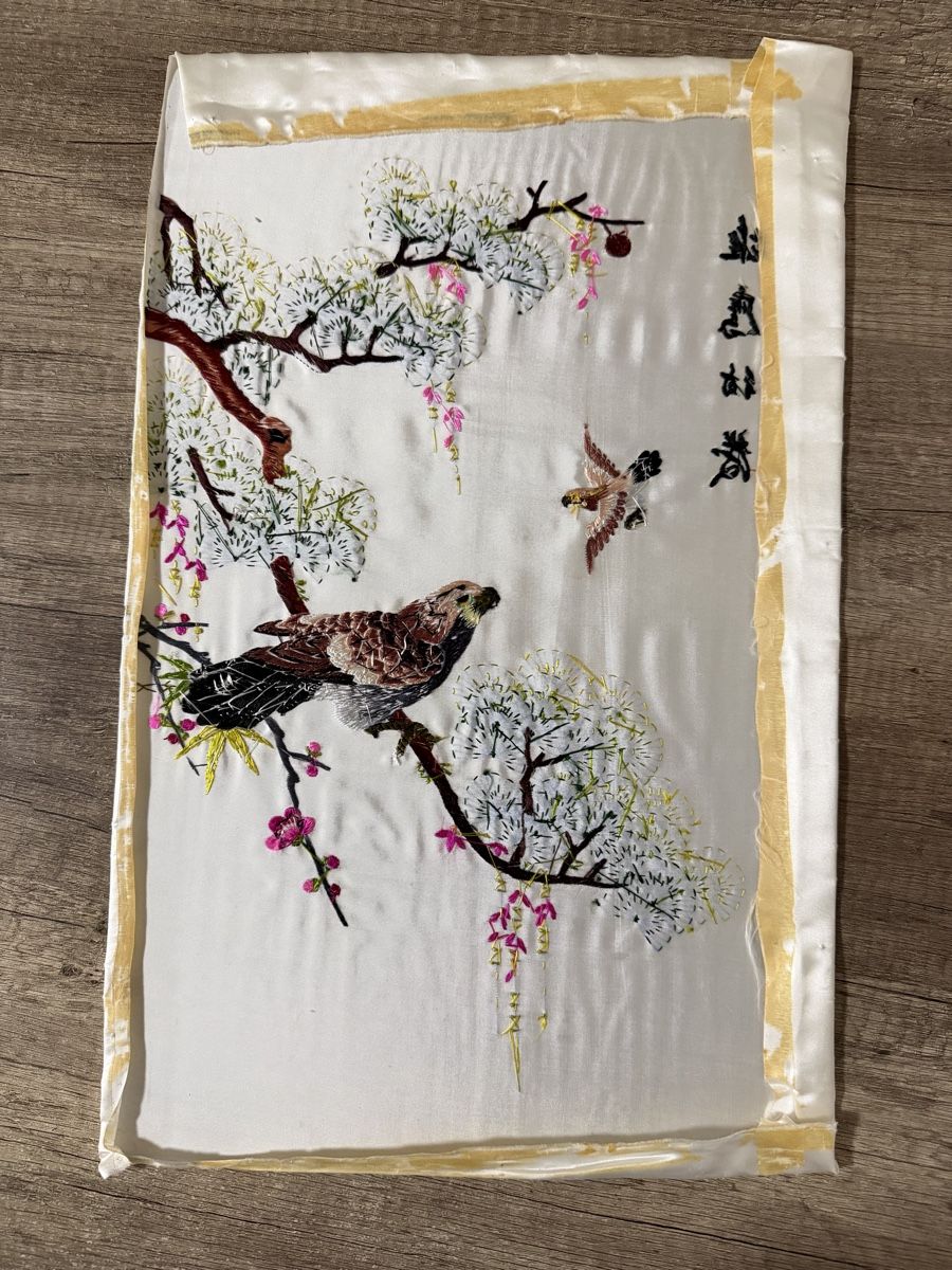 Gemälde: Toile asiatique brodé  – Gebraucht aus Petit-Lancy von Solcarm 7