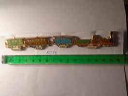 4Tlg. Seltene SNB Zug Spanisch Brötli Bahn Pins Kompos (A254