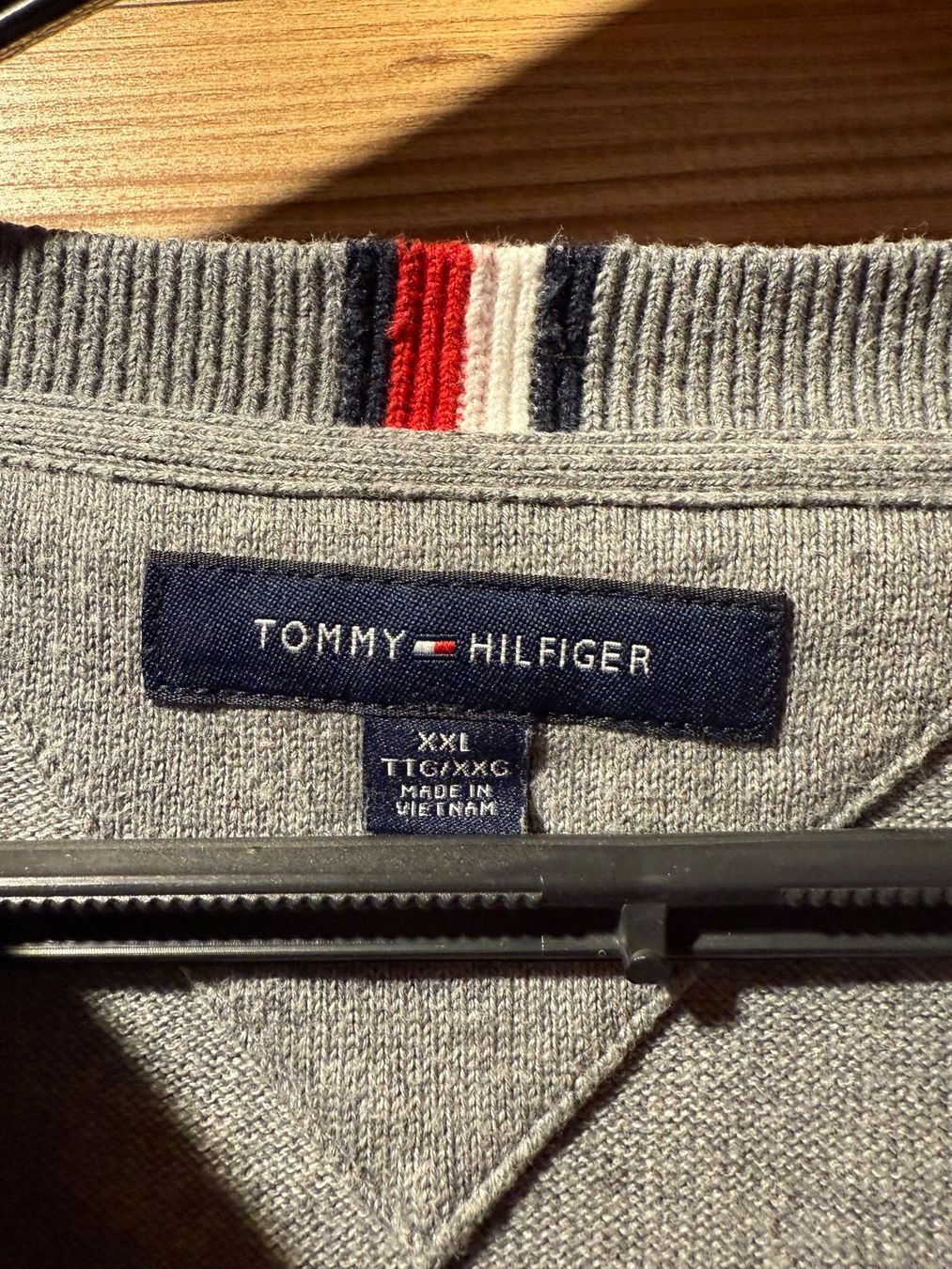 Tommy Hilfiger Maglioni & Felpe: Tommy Hilfiger Pullover, Grau, Karomuster, XXL, Baumwolle – Usato da bioggio venduto da lenny023 1