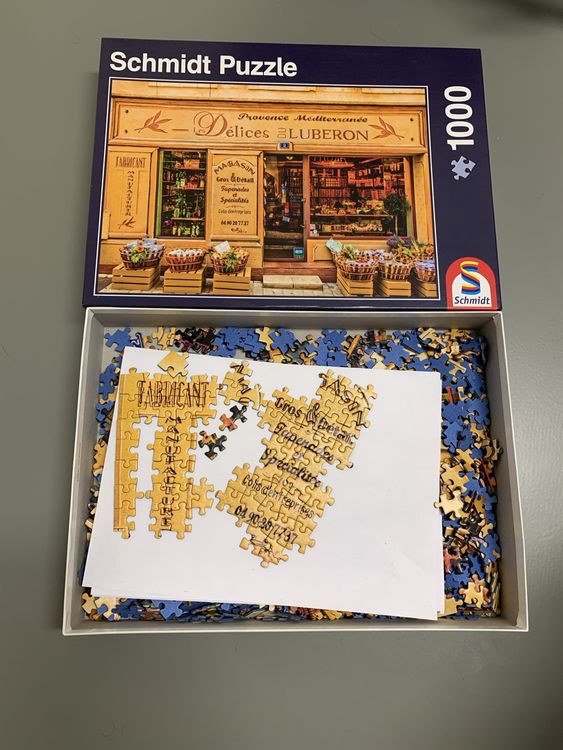 Schmidt Puzzle Jigsaw 1000 Teile (Gebraucht) in Zürich für CHF 1 – nur ...