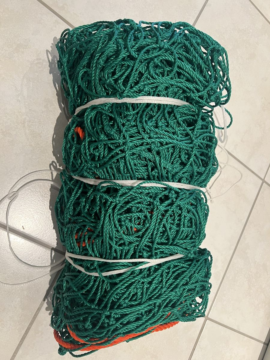 Porte da calcio e da hockey: Fussballtornetz Originalgrösse – Nuovo (secondo la descrizione) da Niederweningen venduto da steve1313