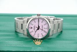 Rolex Oyster Perpetual 34 Pink 124200 Full-Set 1. Hand, 2026
