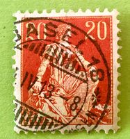  Nr.108 Sitzende Helvetia mit Schwert GESTEMPELT    