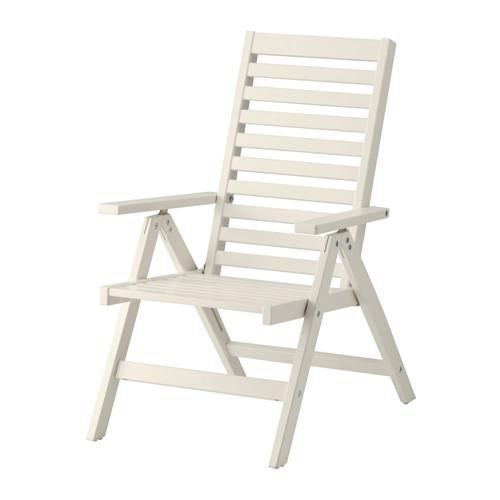Ikea ÄPPLARÖ Gartenstuhl / Klapp weiß 2 Stück Kaufen auf Ricardo