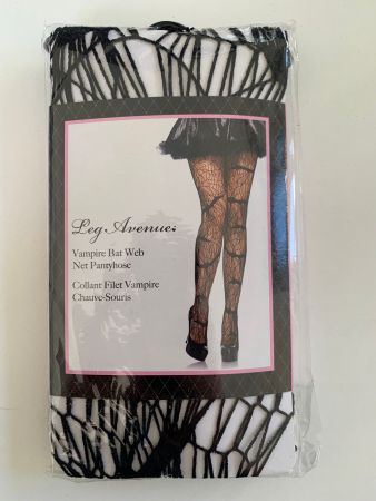Collant toile d'araignée🦇 Vampire Bat Web Leg Avenue neuf!