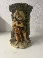 Riesen Kerze Waldzwerge Baumstamm 45 cm massiv