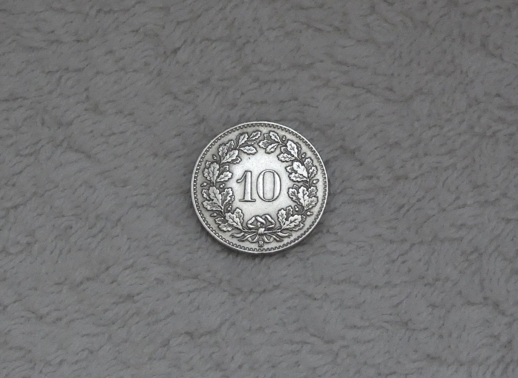 Alle Münzen: 10 centimes/Rappen 1929 – Gebraucht aus Nyon von Ilmi09 1