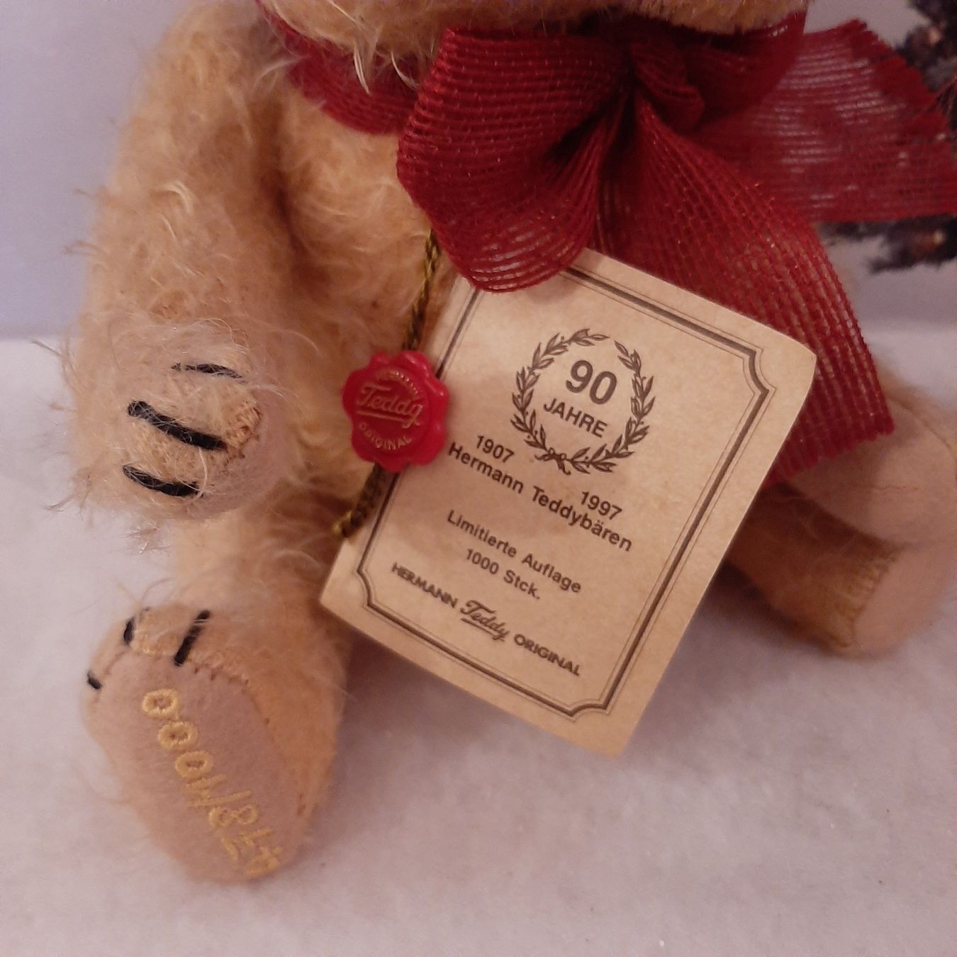 Spielzeuge: LIM.HERMANN-TEDDY 90JAHRE 1907-1997 – Neu (gemäss Beschreibung) aus Gretzenbach von schibaya 2