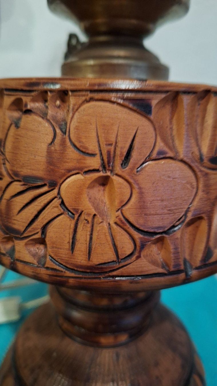 Lampade: Vintage Tischlampe , Keramik oder Ton , mit Zylinder – Usato da Dornach venduto da majo8689 6