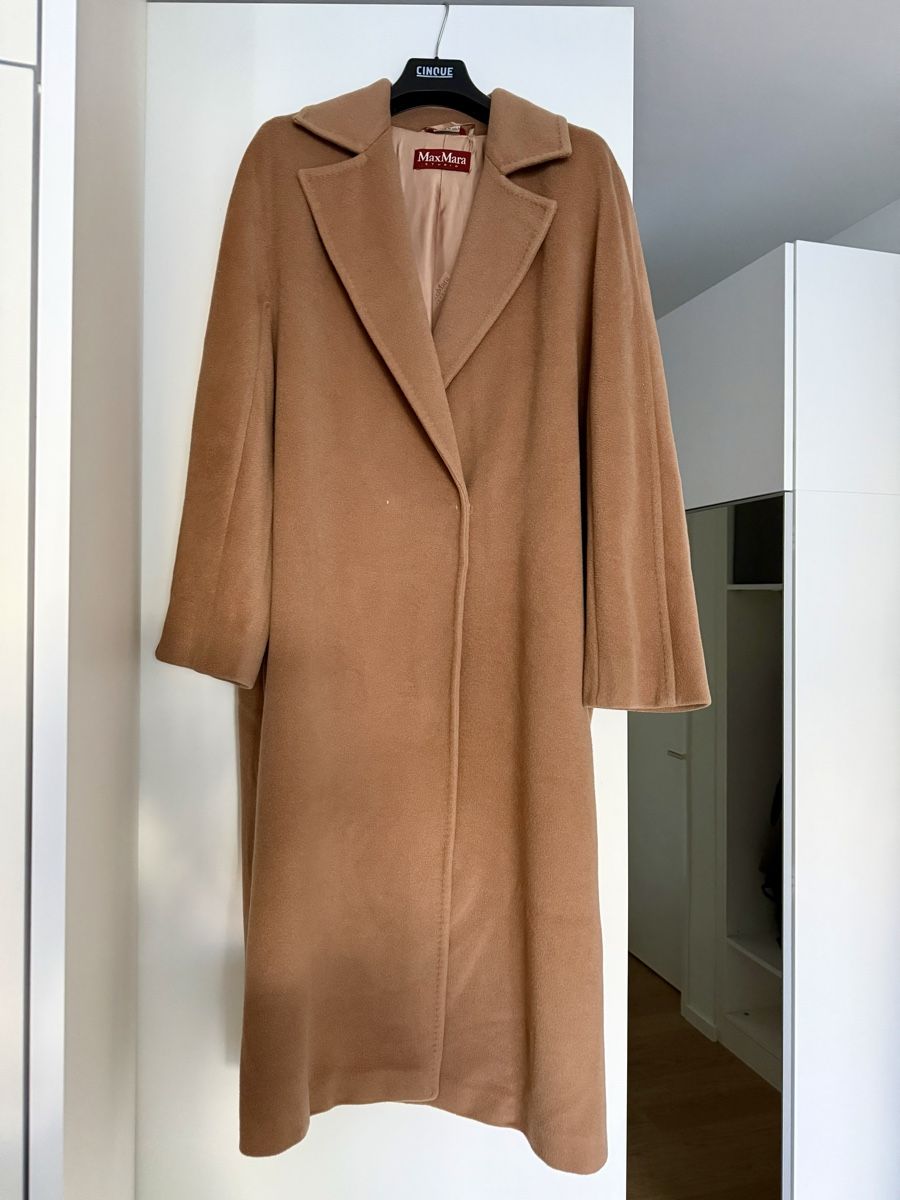 Max Mara Cappotti: Max Mara Wollwantel beige – Usato da Baden venduto da jmrtens
