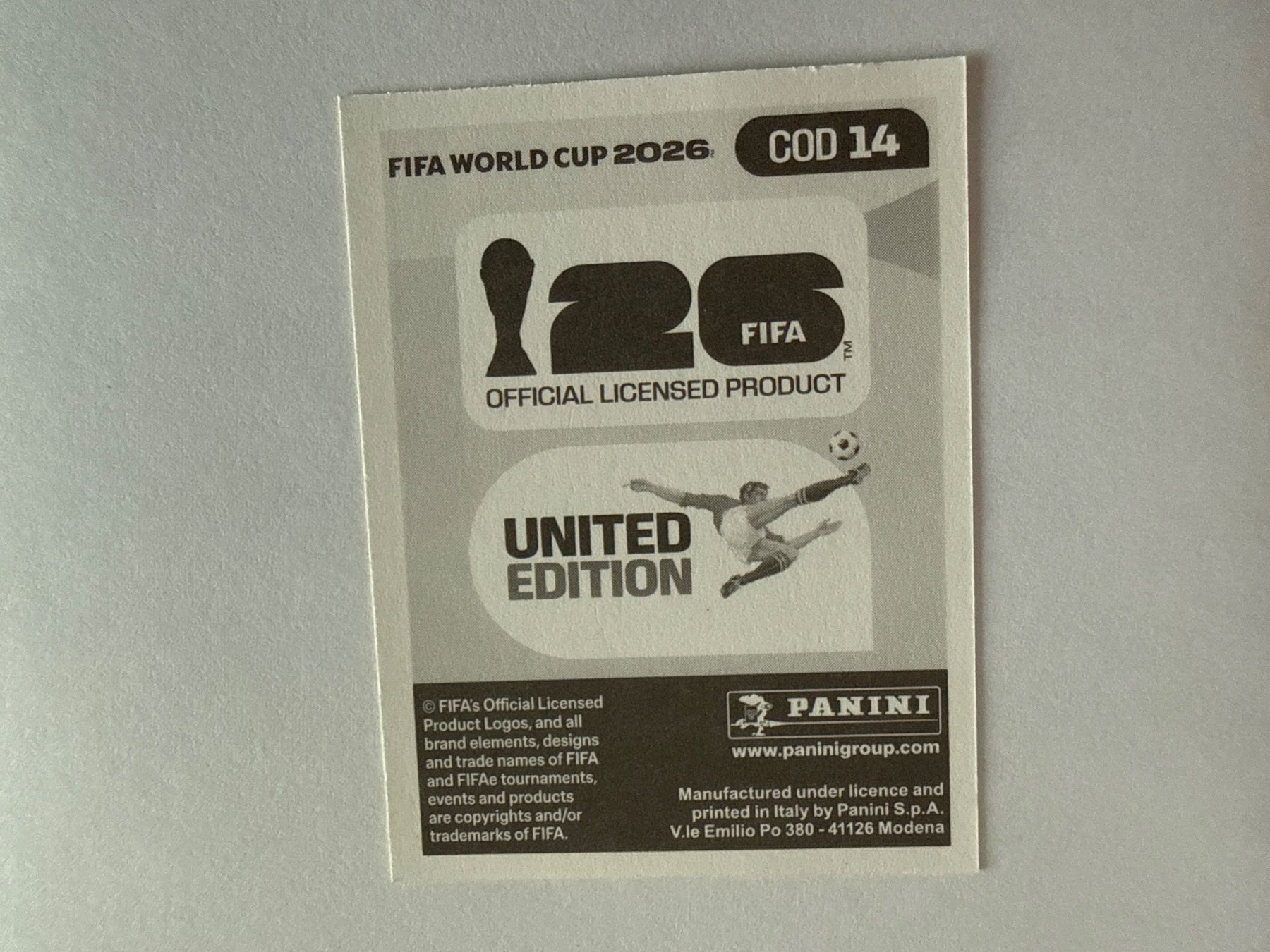 Panini Cartes à collectionner: Bongonda COD14 - Panini CH Edition WM 2026 – Neuf (Voir description) à Grenchen par nicus_aveiro 1