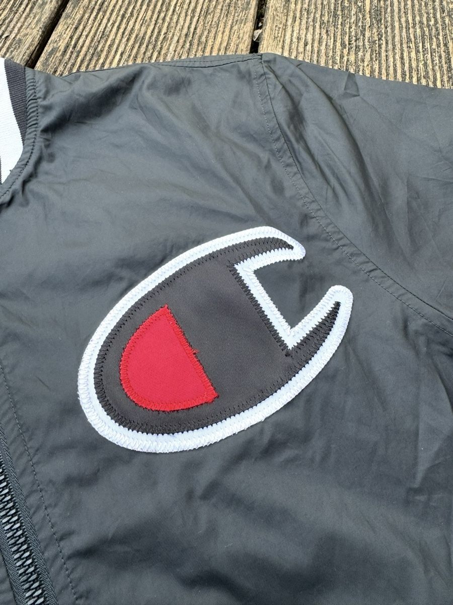Champion Giacche: Champion Bomber Jacket, Noir / Gris, Taille S – Usato da Fétigny venduto da nit_p86f 3