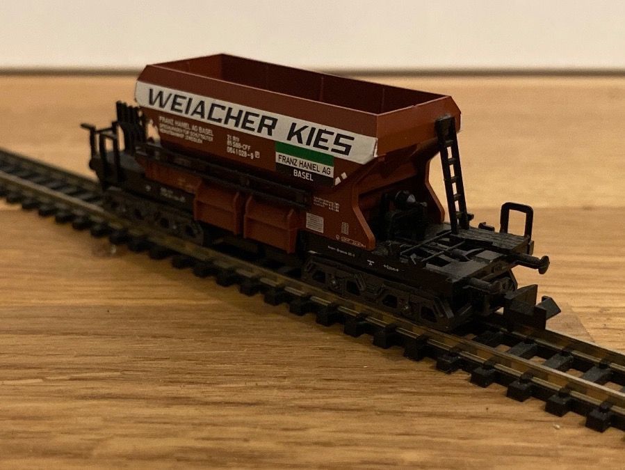 Trix Modellini di ferrovie: Minitrix 13294 Güterwagen "Weiacher Kies" – Nuovo (secondo la descrizione) da Schlierbach venduto da Look8 1
