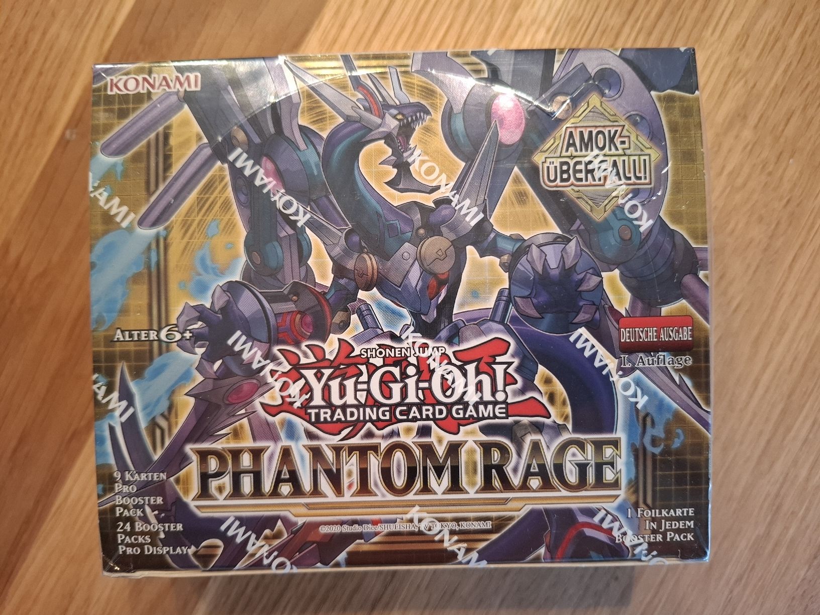 Yugioh Sammelbilder & Trading cards: Yu-Gi-Oh Display Phantom Rage 1.Auflage Deutsche Ausgabe – Neu und originalverpackt aus Winterthur von justs0m3guy