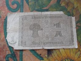 DEUTSCHLAND  1  Reitenmark  1937  Billet