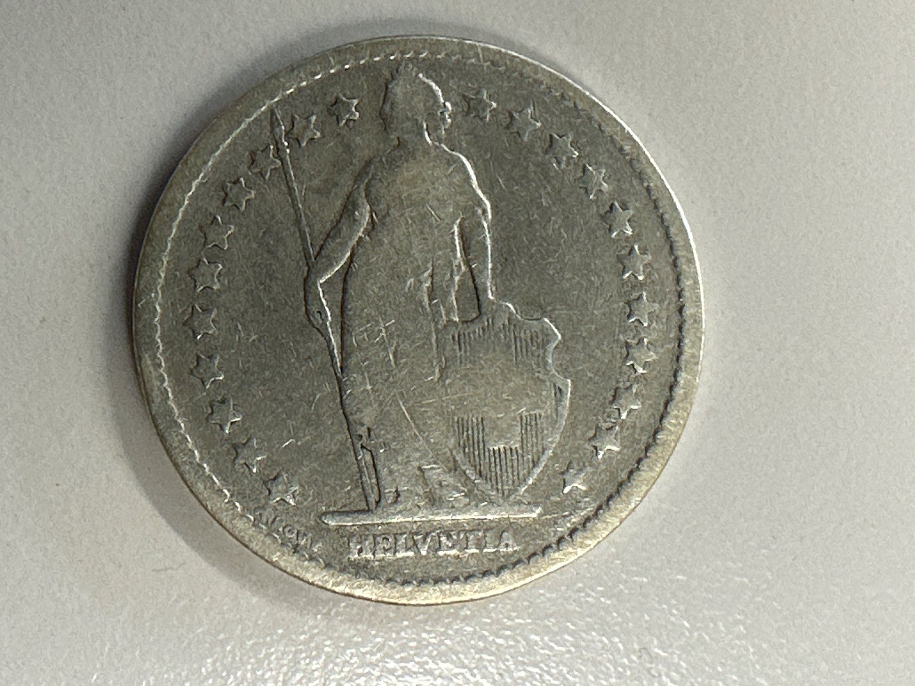 Toutes les monnaies: 2 Fr. Silber Schweiz 1878 -ss – D'occasion à Herisau par herau 1