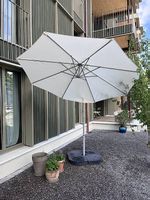 Sonnenschirm mit Sockel inkl. Schutzhülle