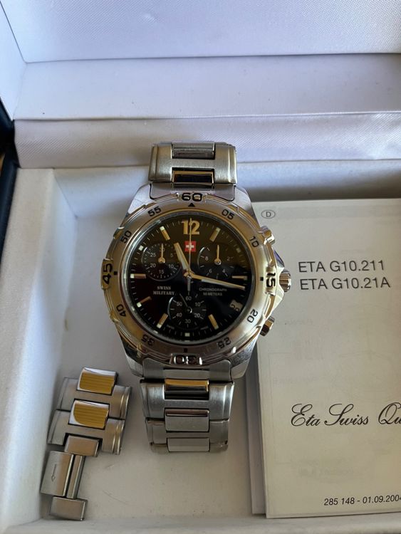 Swiss Military ETA G10.211 (Defekt) in Brunnadern für CHF 38 – mit ...