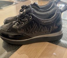 Sneaker cuir Alpino noires,,T-37 !