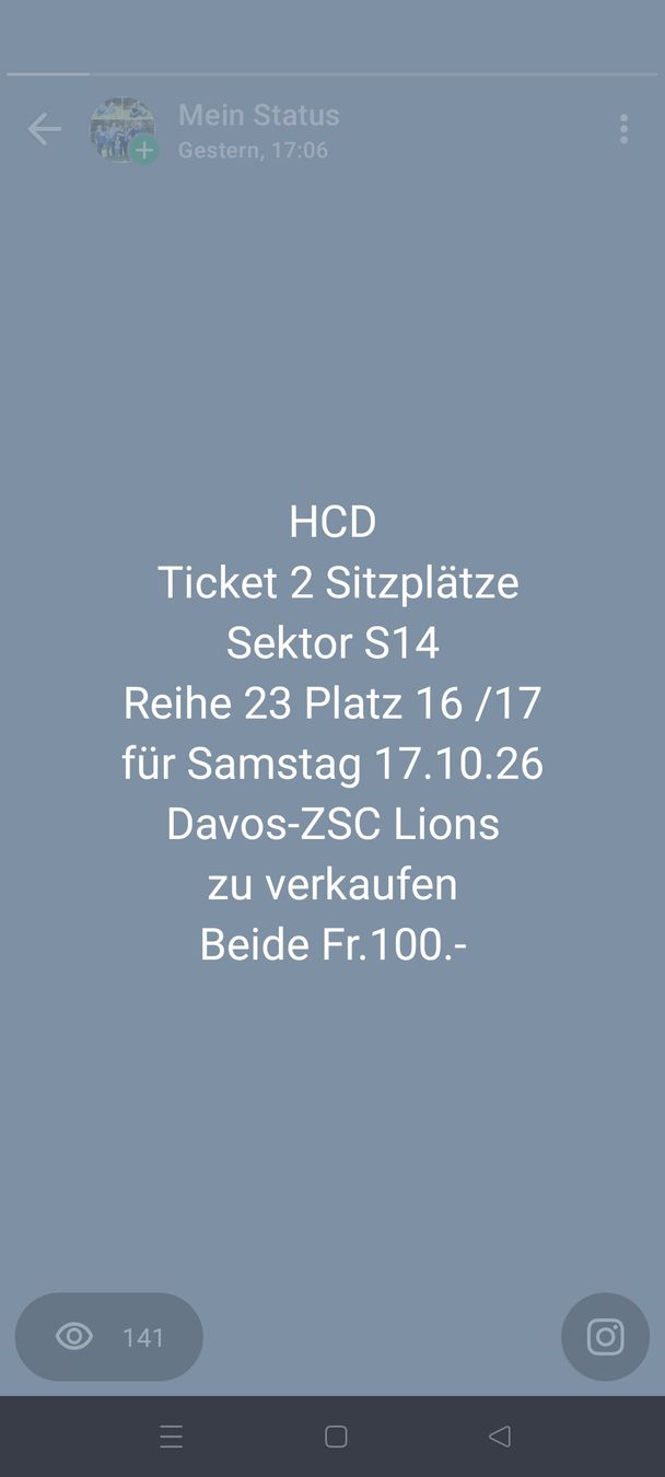 Biglietti: Ticket HCD – Nuovo e nell'imballaggio originale da Jenaz venduto da Jacintha01