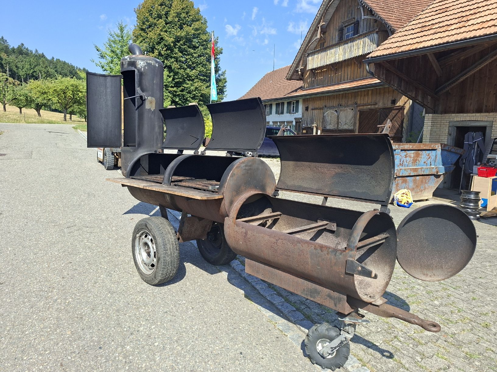 Grils: Smoker Grill Anhänger BBQ smoker, Eigenbau – D'occasion à Braunau par nad_l5kr 4