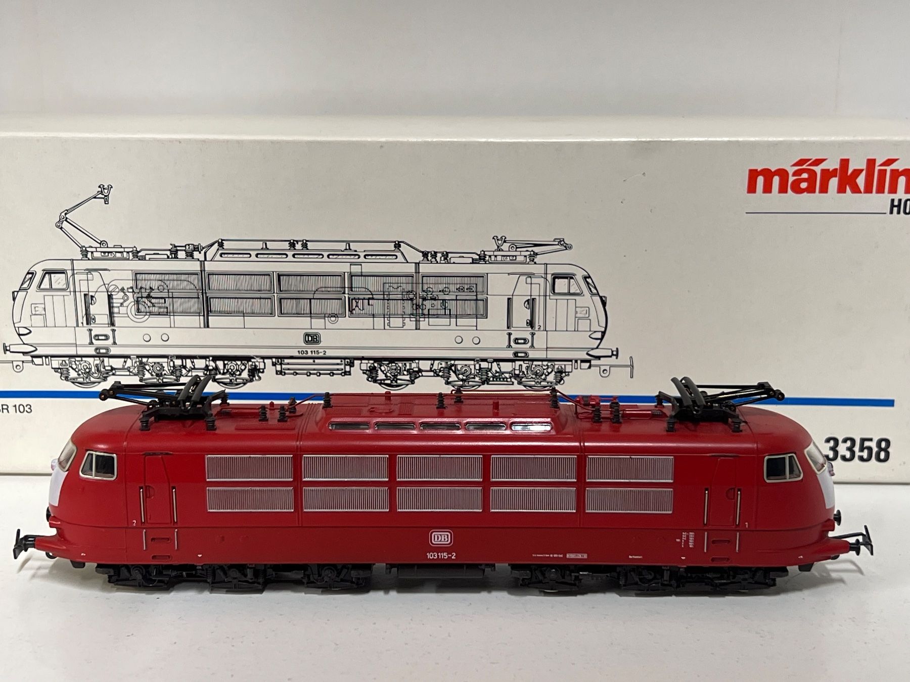 Märklin Modellini di ferrovie: Märklin 3358 BR 103   H0 AC ANALOG – Usato da Neuenhof venduto da ludovicco 2