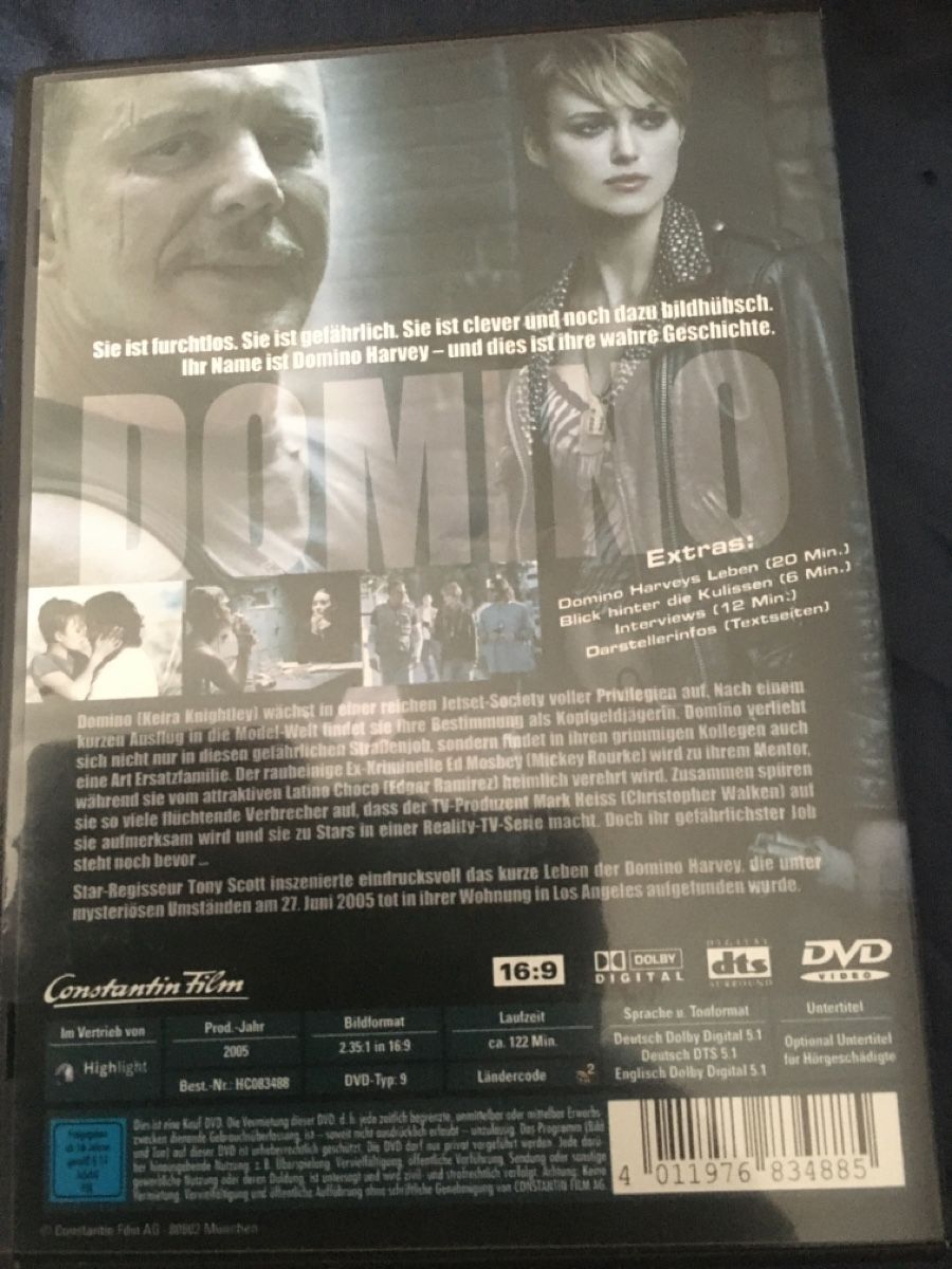 Tutti i DVDs: Domino Dvd – Usato da Seengen venduto da Predator86 1