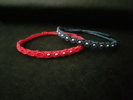 Makramee Schmuck Set, 2 Armbänder, Freundschaftsarmband