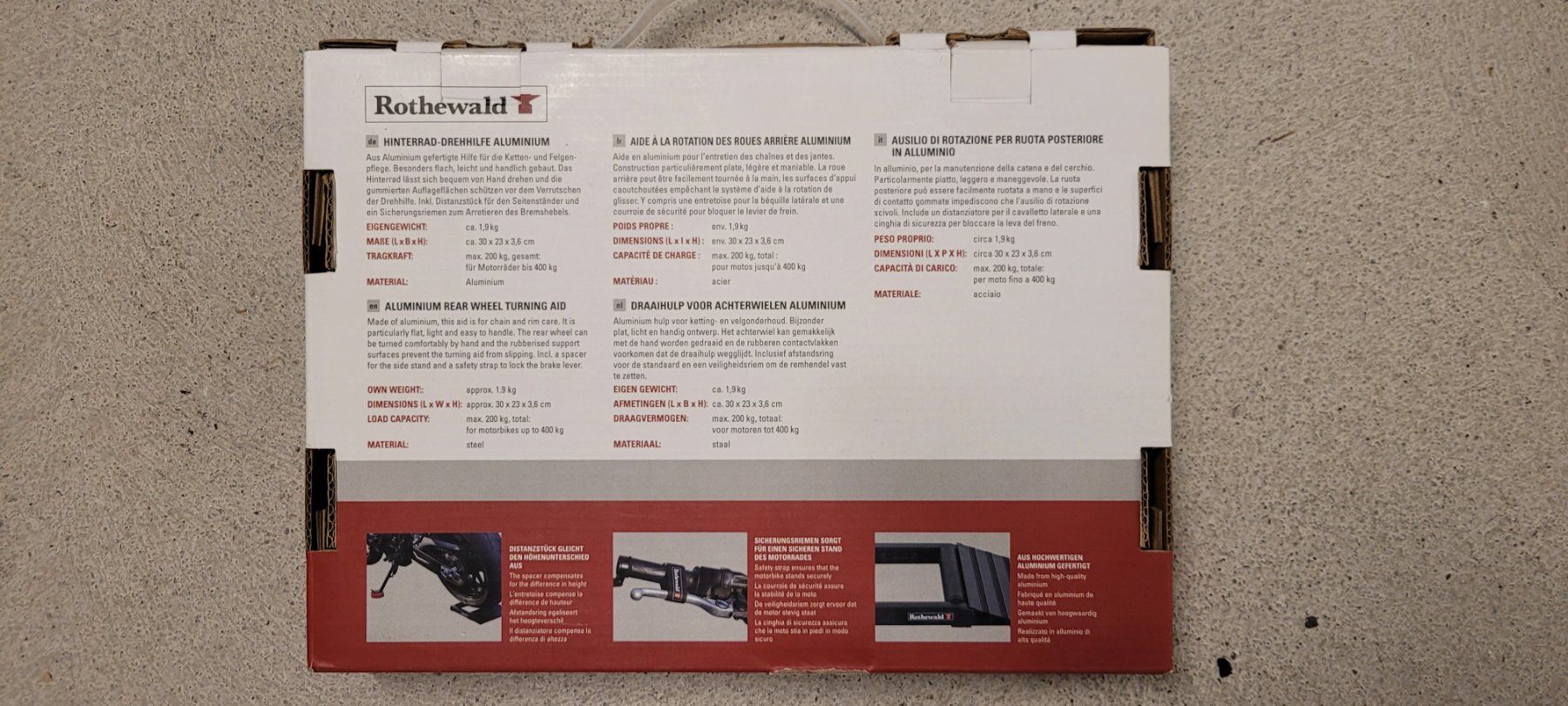 Alle Werkzeuge: Rothewald Hinterrad-Drehhilfe Aluminium – Gebraucht aus Maienfeld von Zona7 1