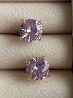 Luxus Elegante Ohrstecker Ohrschmuck Farbe: Gold/Rosa