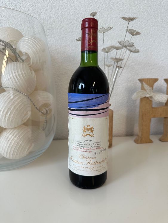 Étiquette Château Mouton-Rothschild 1980 Par Hartung - Pauillac - Collection