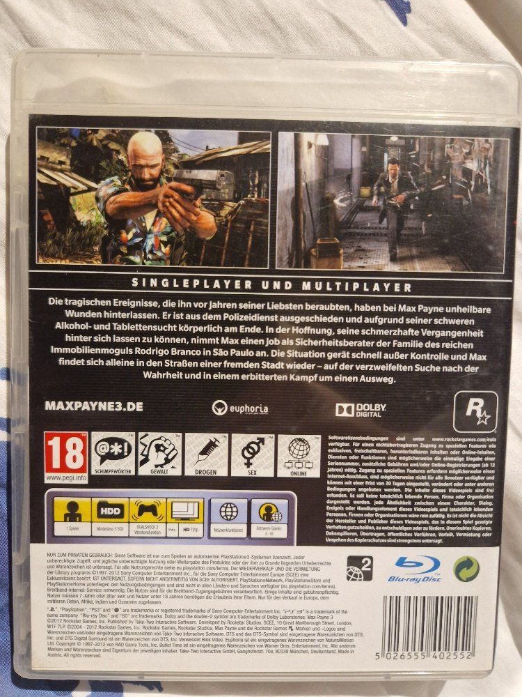 Giochi: Max Payne 3 - Vergriffen! – Usato da Brittnau venduto da Zibu 1
