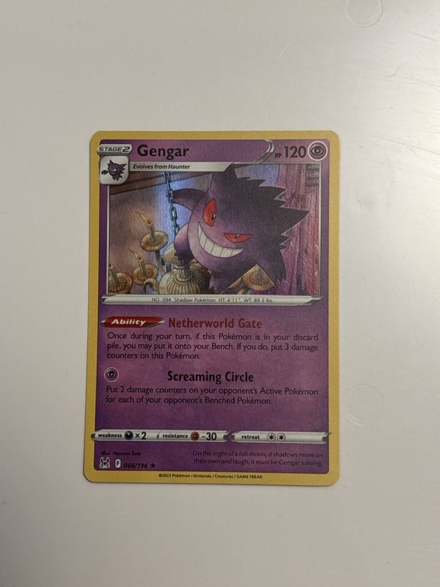 Pokémon Carte collezionabili: Pokemon Gengar #066/196 – Nuovo (secondo la descrizione) da Meggen venduto da jul_28wg