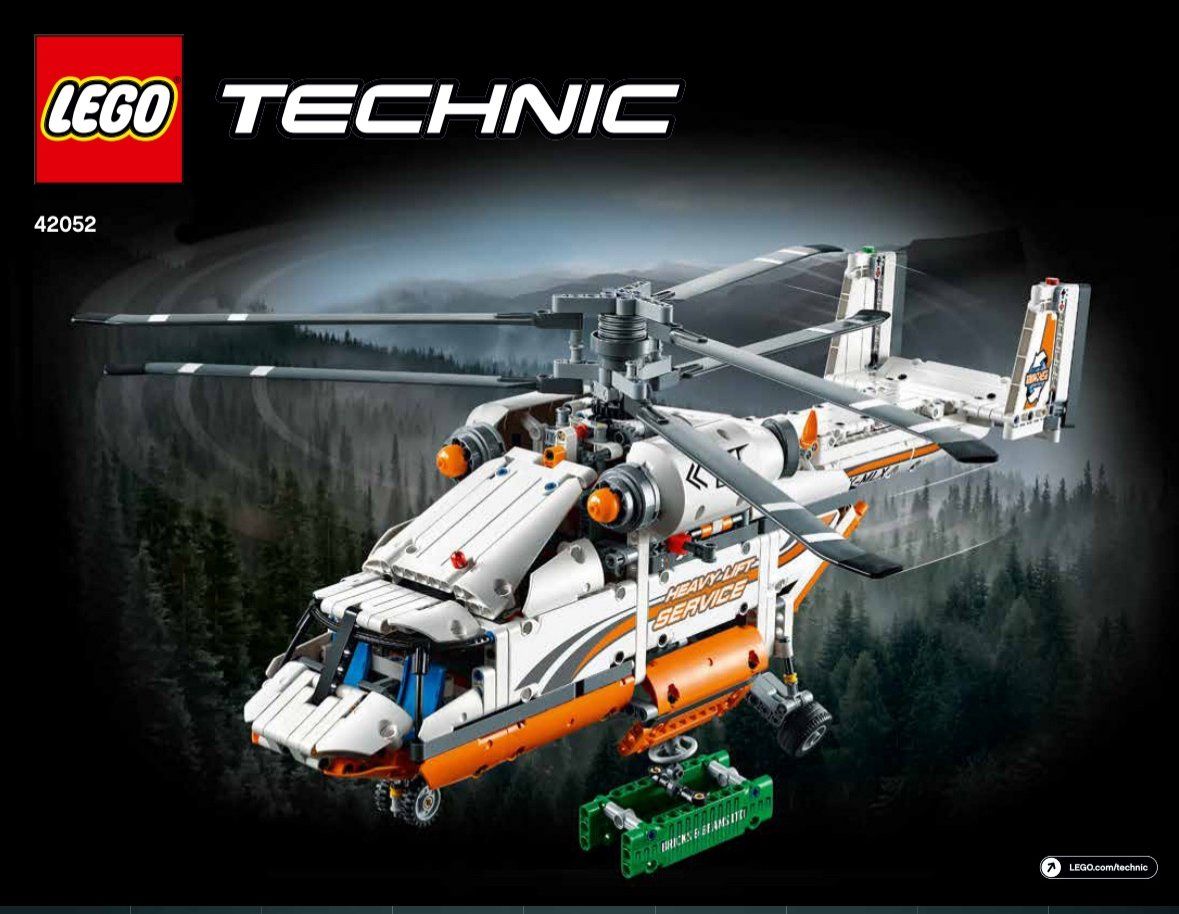 Lego Giocattoli: LEGO TECHNIC Model 42052 - Schwerlasthubschrauber – Usato da Dörflingen venduto da verena052 1